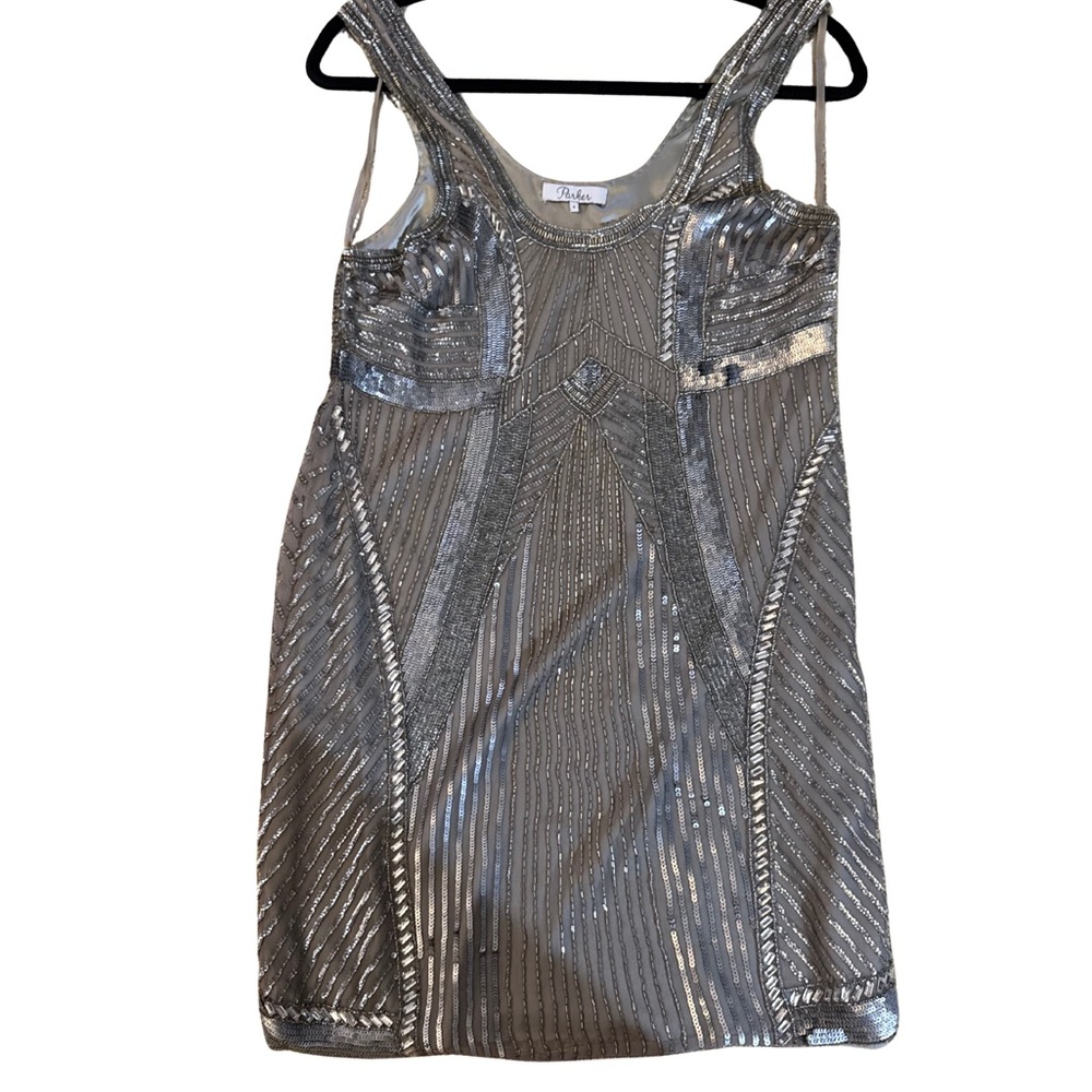 Parker Silver Mini Dress